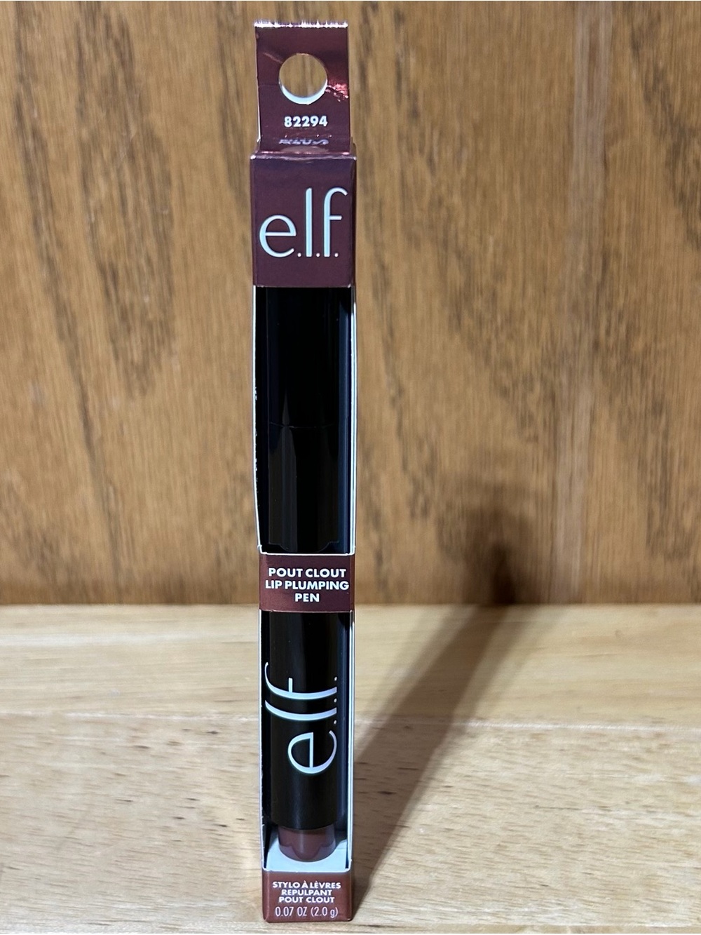 elf Pout Clout Lip Plumping Pen Nourishing Balm Mauve 3-in-1 Clickable NEW